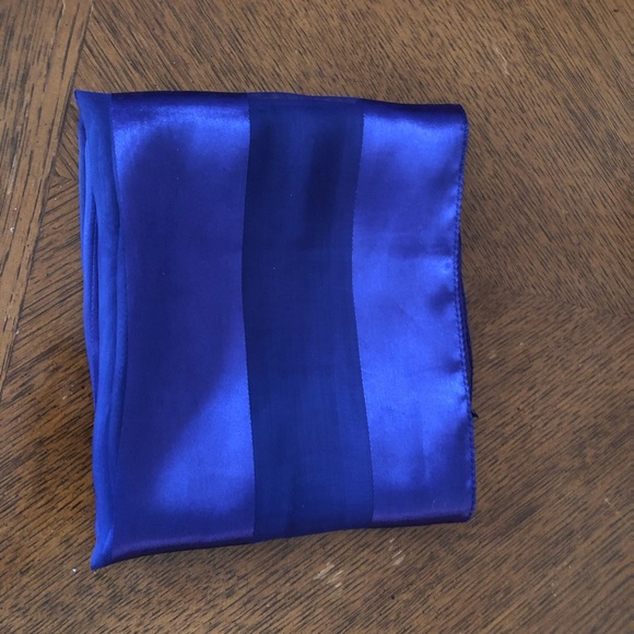 Silk Purple Scarf - Picture 2 of 3